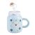Rainbow Bear Ceramic Cup Manufacturer Mug Simple Couple Cup with Cover Spoon Coffee Cup Milk Cup Tea Cup