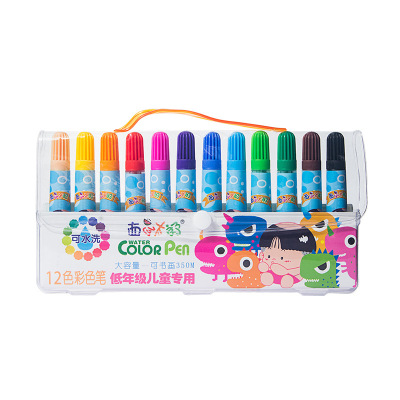 Melon Boy Genuine 12 Colors 24 Colors 36 Simple Large Capacity Children's Studio Watercolor Pen Brush Art Wholesale