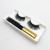 Eyelash One-Pair Package Magnetic Liquid Eyeliner Thick Long Natural Curling Magnetic Black Stem Eyelash Factory Wholesale