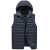 Foreign Trade Men's Winter Warm Hooded Cotton Jacket Men's Vest down Cotton Vest Warm Cotton Coat
