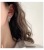 Full-Jeweled Stud Earrings Eardrops Sterling Silver Needle Online Influencer Refined Simple and Personalized Earrings