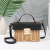 Hand-Woven Rattan Women's Shoulder Bag Vacation Leisure Shoulder Bag High-Profile Figure Retro Rattan Weave Bag Factory Direct Supply