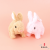 Plush Electric Little Bunny Simulation Pet Walking, Calling, Moving Mouth, Shaking Ears, Long-Haired Rabbit Pet Toy