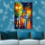 Living Room Restaurant Decoration Painting New Chinese Modern Fresh Dining Room Wall Kitchen Hanging Painting Canvas Three-Piece Painting Style