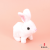 Internet Celebrity Best-Seller on Douyin Electric Little Bunny Simulation White Plush Adorkable Will Call and Jump Bunny Cross-Border