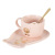 Coffee Cup Set Good-looking Cup British Afternoon Tea Cup and Saucer High-End Ear Hanging Coffee Set Household