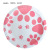 Spot Cross-Border Party Birthday Party Decorative Pink Dog's Paw Party Tableware Set Dog Pet Party Paper Pallet
