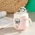 Good-looking Ceramic Mug Household Water Cup with Cover Spoon Female Cup Large Capacity Cute Creative Milk Ins Style