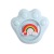 New Cute Claw Hand Warmer Hot Sale Rainbow Hand-Shaped Brush Heating Pad USB Charging Winter Portable Hand Warmer Heating Cake