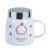 Water Cup Female Office Ceramic Cup Cute Super Cute Cup Creative Young Girl Personalized Mug with Cover Spoon Trend