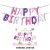 Factory Direct Sales US Edition 16-Inch Aluminum Coating Ball Happy Birthday Happy Birthday Letter Balloon Set