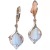 and Korean New Angel Tears High Sense Ear Hook Design Light Luxury Temperament Drop-Shaped Opal Earrings Eardrops Female