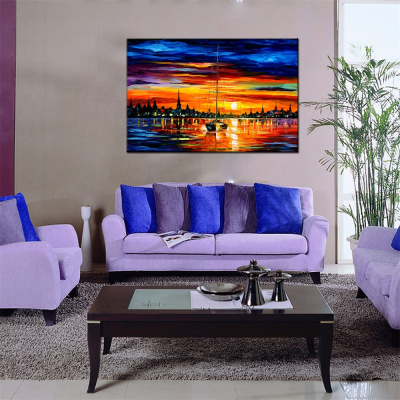 Living Room Restaurant Decoration Painting New Chinese Modern Fresh Dining Room Wall Kitchen Hanging Painting Canvas Foreign Trade Supply