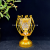 Hot Selling Online Store Multiple 2022 Simple Glass Metal Censer Set Transparent Crystal Incense Burner Bakuoor