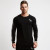 Foreign Trade Fitness Sports Long-Sleeved T-shirt Foreign Trade Men's Autumn Leisure Long-Sleeved Slim-Fit Export