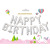 Factory Direct Sales US Edition 16-Inch Aluminum Coating Ball Happy Birthday Happy Birthday Letter Balloon Set