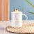 Cup Creative Personalized Trend Ceramic Tea Cup Household Mug with Cover Spoon Cute Crown Coffee Cup