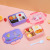 Cute Cartoon Children's Lunch Box Children's Lunch Box Lunch Box Student Four Buttons Portable Seal Plastic Lunch Box with Spoon