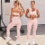 Foreign Trade New Seamless Quick-Drying Workout Clothes Spaghetti Strap Bra Trousers Two-Piece Running Sportswear Yoga Suit