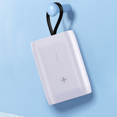 Power Bank K094-06 Mini Comes with 3-Wire 6000 MA Bare Metal