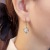 and Korean New Angel Tears High Sense Ear Hook Design Light Luxury Temperament Drop-Shaped Opal Earrings Eardrops Female