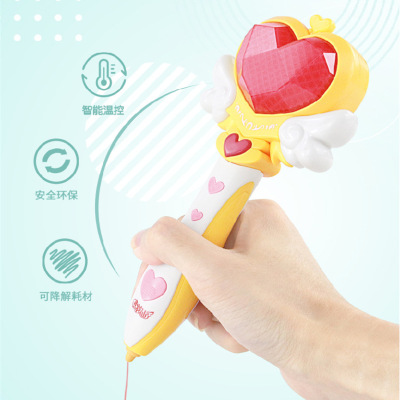 Russian Magic Stick Low Temperature Pen Cartoon Magic Stick Graffiti Pen with Low Temperature Pen Consumables Creative Painting 3D 3D Printing Pen Toy
