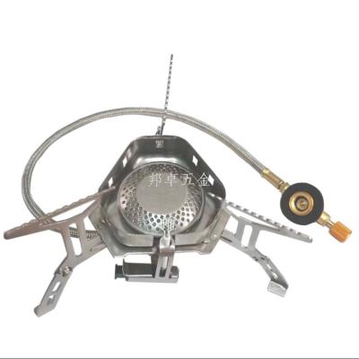 Camping Stove Outdoor Windproof Stove Head with Ignition