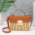 Hand-Woven Rattan Women's Shoulder Bag Vacation Leisure Shoulder Bag High-Profile Figure Retro Rattan Weave Bag Factory Direct Supply