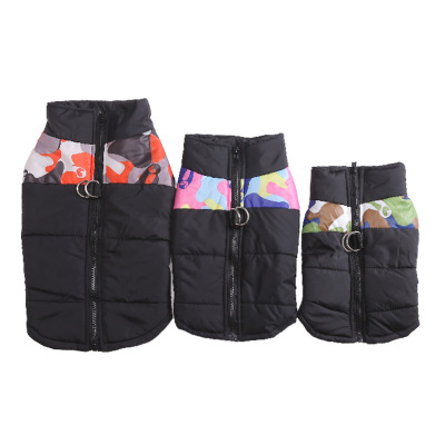 Cross-Border Wholesale Autumn and Winter Pet Dog Clothes Dog Clothes Small Medium and Large Dog Cotton-Padded Clothes Ski Suit Large Dog Clothes