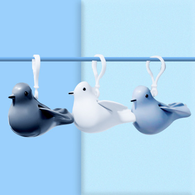 Tiktok Same Style Peace Dove Pigeon Keychain Pendant Stretch Flying Wings Factory First-Hand Supply E-Commerce Foreign Trade