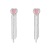 Rhinestone Pink Peach Heart Fashion Personality Heart Tassel Stud Earrings for Women Ins Minority All-Match Design Sense