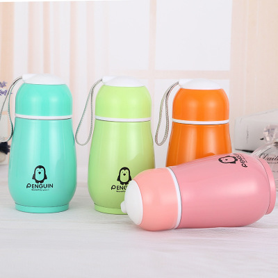 304 Stainless Steel Thermos Cup Cute Cartoon Cup Gift Penguin Cup Can Be Customized Logo Advertising Cup Can Be Customized Wholesale