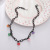 and American Women's Necklace Resin Duck Mushroom Necklace Female Necklace Personality and Fashion Female Accessories