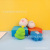 Cross-Border Decompression TPR Christmas Toys Four Flash Christmas Squeezing Toy Dense Hair Ball Gift Toys Squeezing Toy