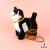 Children's Pull-Cord Switch Plush Animal Toy Doggy Cat Electric Decoration Can Call and Shake Head and Walk Gift