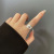 Fashion Commuter Ring Opening Adjustable Index Finger Ring Hong Kong Style Niche Fashion All-Matching Simple Accessories