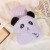 Winter New Soft and Adorable Panda Bixin Plush Warm Handbags Student Hand Warmer Water-Injection Bag Home Hand Warmer Portable Models