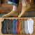 Autumn and Winter Invisible Socks Women's Cotton Socks Sole Terry Thickened Solid Color Invisible Ankle Socks Student Leisure Low-Top Socks
