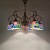 New Di Zhonghai Retro Living Room Bedroom Features Restaurant and Cafe Hotel Homestay Turkish Handmade Glass Chandelier