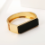 Resin Bracelet Women's Wholesale Foreign Trade Niche Korean Style Personality Fashion Zinc Alloy Source Factory Metal Hand Jewelry