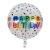Hot Sale Internet Celebrity Happy Birthday Printed Balloon Happy Birthday Bounce Ball Rainbow Paper Scrap Printed 4D Ball