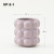 Qijiayue Creative Bead Bubble Ceramic Flower Pot Modern Minimalist Storage Container Cosmetic Brush Barrel Home Basin Ornaments
