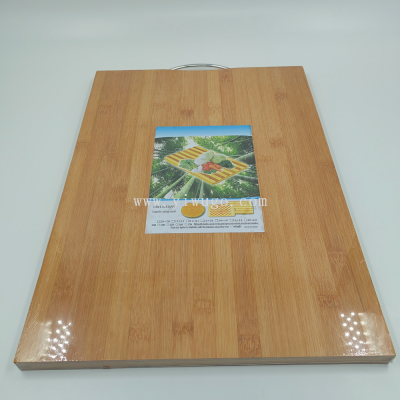 Carbonized Zebra Straight Edge Cutting Board Bamboo Chopping Board Fruit Chopping Board Portable Bamboo Cutting Board