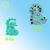 Children's Shiny Seahorse Diamond Sticker Doll Paste Doll DIY Creative Mosaic Toy Children's Ornaments Pendant