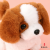 Japanese and Korean Sweet Cute Simulation Plush the Toy Dog Pet Dog Will Call Tail-Shaking Amazon Electric Puppy