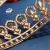 Baroque Light Luxury Hair Accessories Bridal Wedding Dress Updo Hair Accessories Alloy Rhinestone Crown Full round Crown