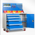Heavy Duty Tool Cabinet Industrial Grade Spare Parts Kit Extra Thick Band Drawer Iron Locker Factory Auto Repair Workshop Storage Organizer