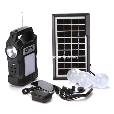 Outdoor Portable Solar System Multifunctional Bluetooth Radio MP3 Solar Emergency Lamp USB Mobile Phone Charging