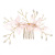 Bridal Hair Comb Set Handmade Acrylic Pink Flower Mori Style Photography Accessories Bridal Wedding Xiuhe Headdress