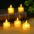 Electronic Candle Led Crystal Light-Emitting Candle Light Simulation Fake Candle Proposal Birthday Decorations Arrangement Transparent Candle